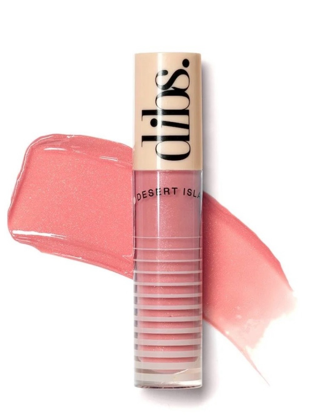 Dibs Lip Gloss in the shade effortless pink